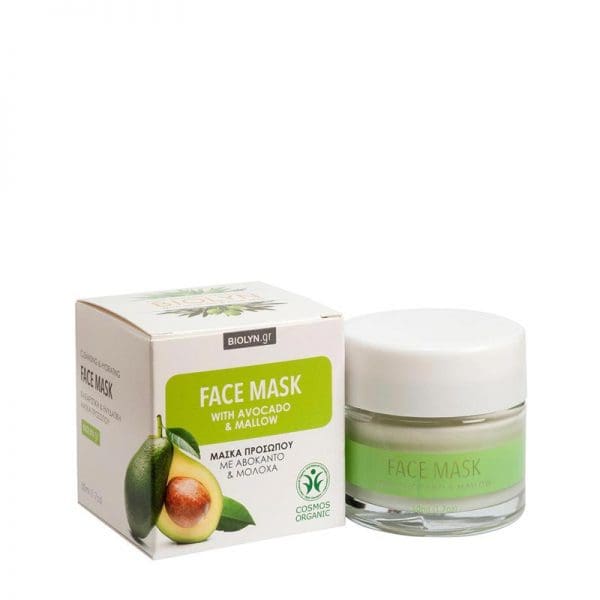 Økologisk ansiktsmaske